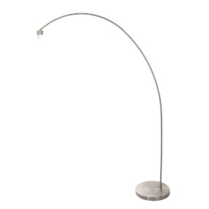 Mexlite Solva vloerlamp – E27 (grote fitting) – Staal