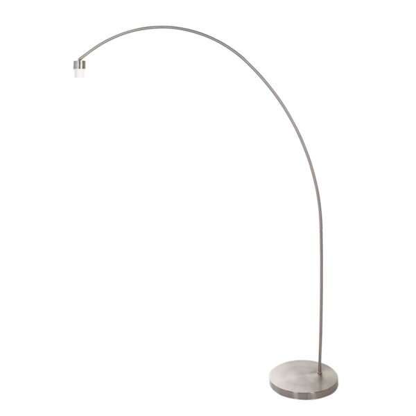 Mexlite Solva vloerlamp – E27 (grote fitting) – Staal