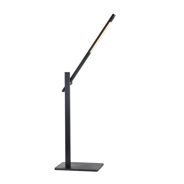 Moderne zwarte aluminium kunststof tafellamp Mexlite Stekk - Image 12
