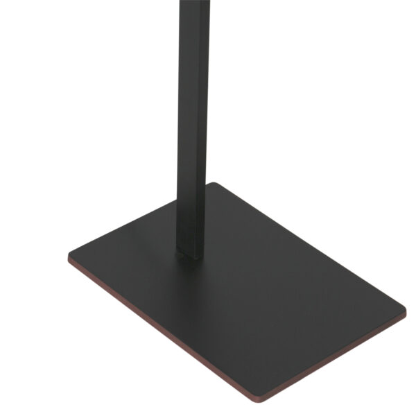 Moderne aluminium kunststof vloerlamp zwart Mexlite Stekk - Image 11