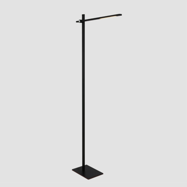 Moderne aluminium kunststof vloerlamp zwart Mexlite Stekk - Image 16