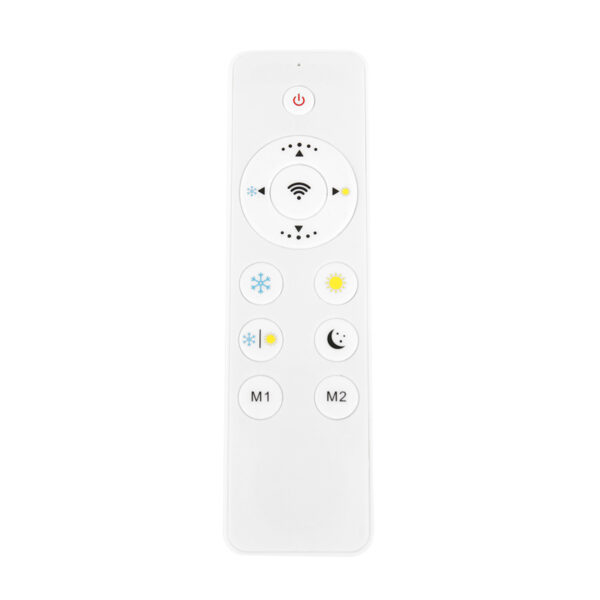 Mexlite Starlight plafondlamp - met afstandbediening - Ø 40cm - LED - dimbaar - lichtkleur instelbaar - wit - Image 6