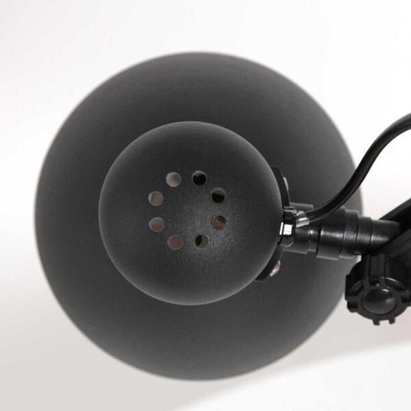 Flexibele industriële tafellamp zwart Mexlite Study - Image 10
