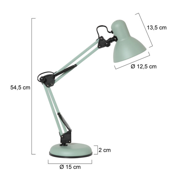 Verstelbare bureaulamp Mexlite Study - Image 6