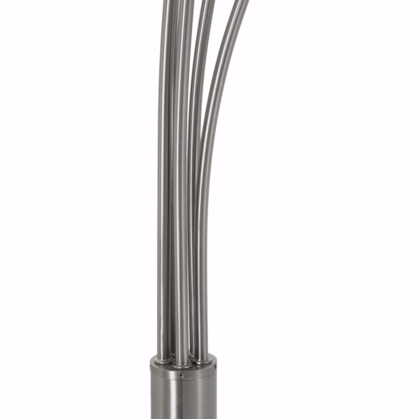 Moderne glazen stalen vloerlamp Mexlite Synna - Image 10