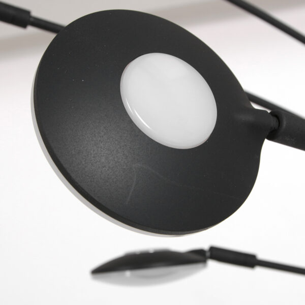 Moderne zwarte metalen vloerlamp Mexlite Synna - Image 11