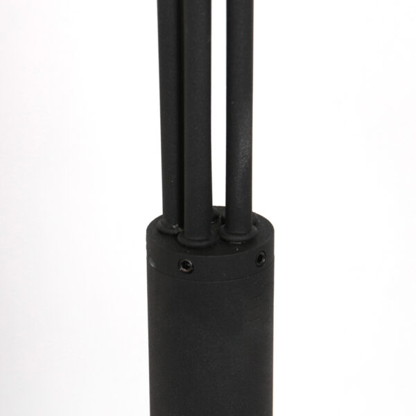 Moderne zwarte metalen vloerlamp Mexlite Synna - Image 15