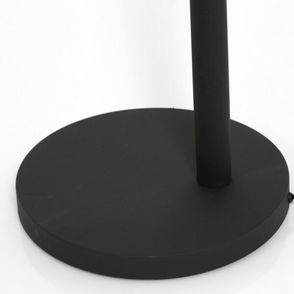 Moderne zwarte metalen vloerlamp Mexlite Synna - Image 17