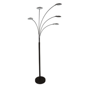 Mexlite Synna vloerlamp – Ingebouwd (LED) – Zwart