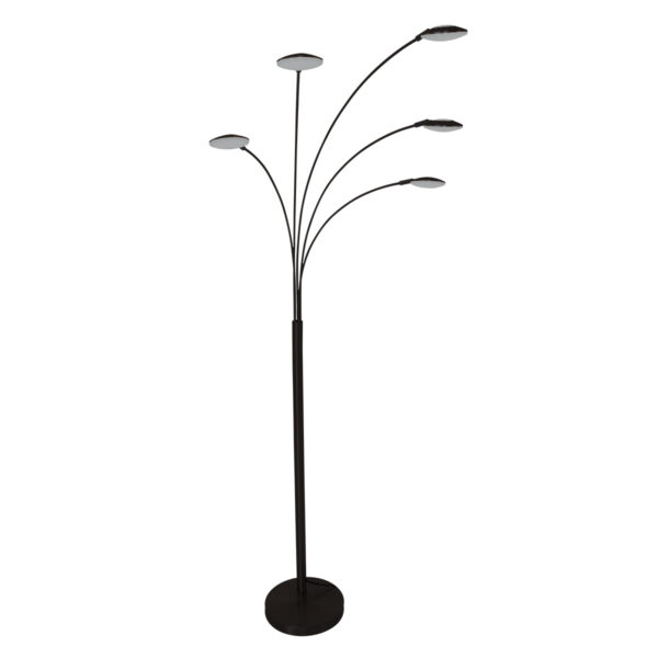 Mexlite Synna vloerlamp – Ingebouwd (LED) – Zwart