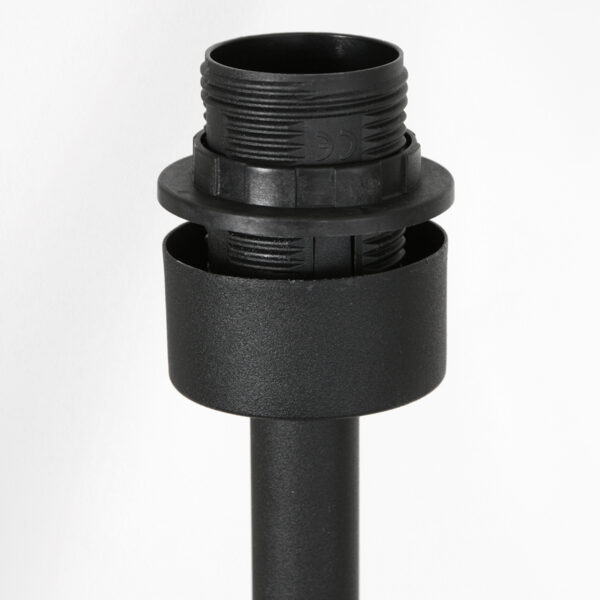 Vloerlamp driepoot naturel hout/zwart metaal Mexlite Triek - Image 3