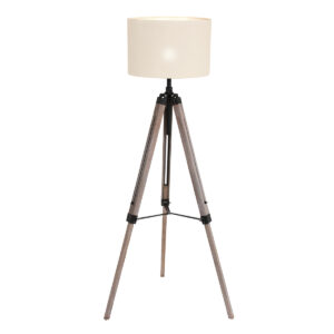 Mexlite Triek vloerlamp – ø 75 cm – E27 (grote fitting) – Wit
