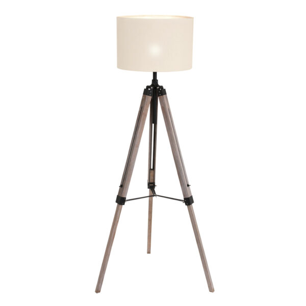Mexlite Triek vloerlamp – ø 75 cm – E27 (grote fitting) – Wit