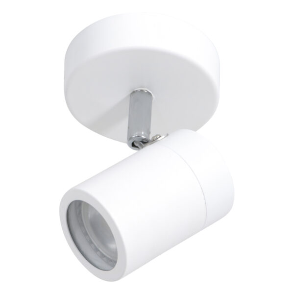 Moderne witte metalen spot Mexlite Upround led - Image 2