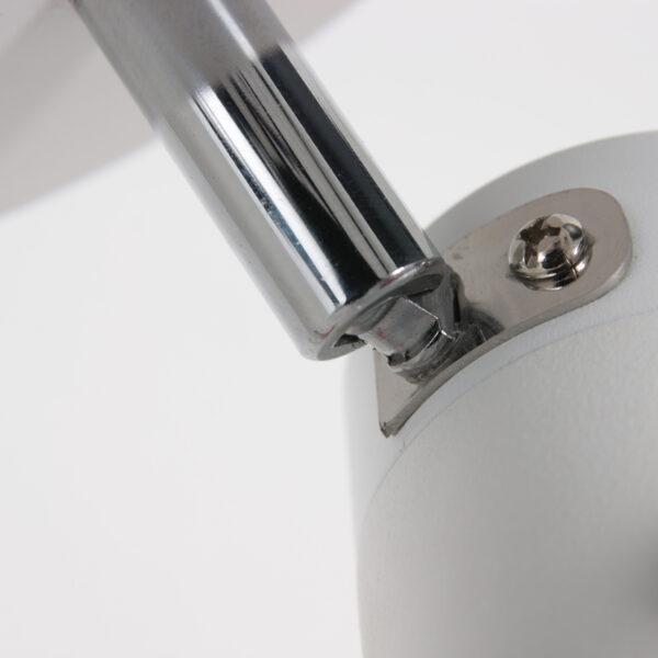 Moderne witte metalen spot Mexlite Upround led - Image 3