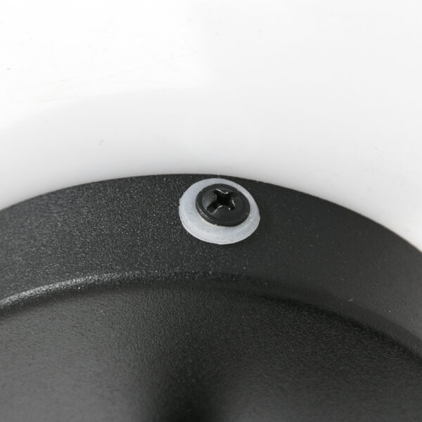 Moderne zwarte metalen spot Mexlite Upround led - Image 2