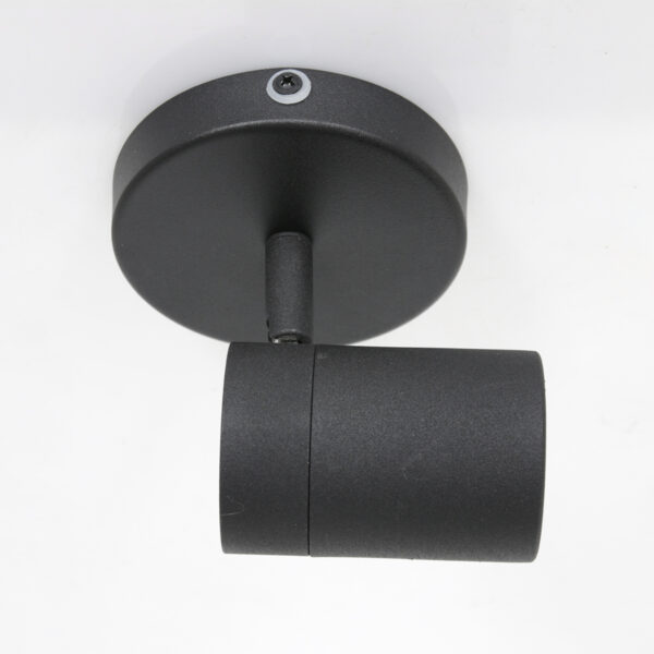 Moderne zwarte metalen spot Mexlite Upround led - Image 10