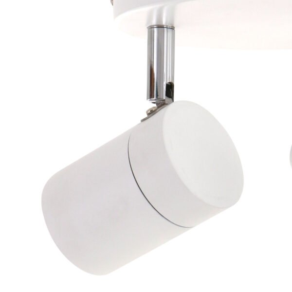 Moderne metalen witte spot Mexlite Upround led - Image 3