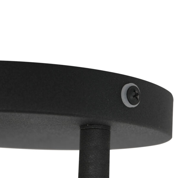 Moderne metalen zwarte spot Mexlite Upround led - Image 2