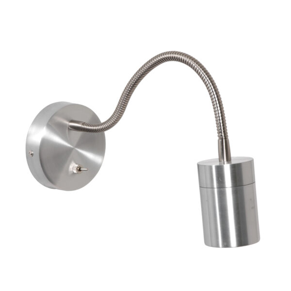 Moderne buigzame stalen wandlamp Mexlite Upround - Image 8