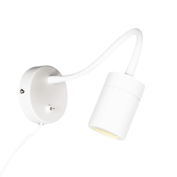 Mexlite Upround wandlamp – GU10 – Wit