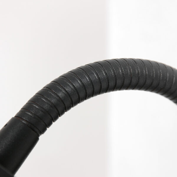 Moderne vierkante buigbare wandlamp zwart Mexlite Upround - Image 14