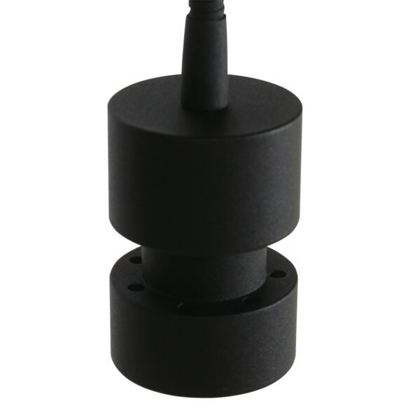 Trendy wandlamp zwart USB-aansluiting Mexlite Upround - Image 3