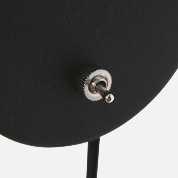 Compacte ronde wendbare wandlamp zwart Mexlite Upround - Image 10