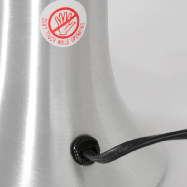 Stalen lavalamp met rode lava Mexlite Volcan - Image 4