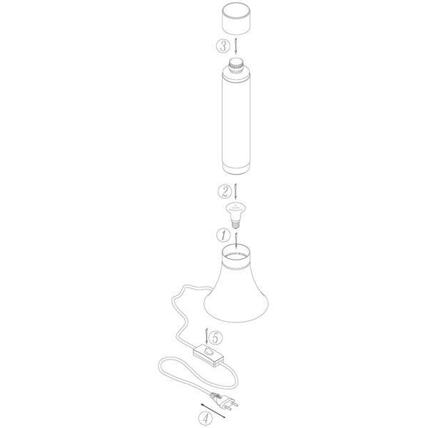 Stalen lavalamp met rode lava Mexlite Volcan - Image 7