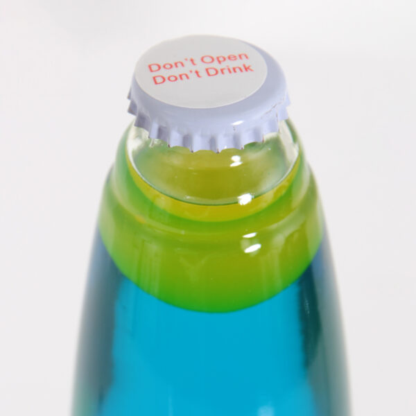 Zwarte lavalamp met gele lava Mexlite Volcan - Image 9