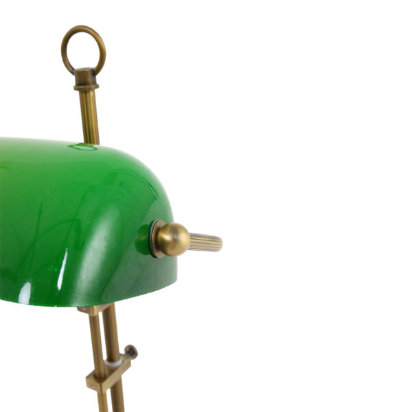 Steinhauer Ancilla bankierslamp - notarislamp - klassiek - 57 cm hoog - met trekkoord - brons - Image 3