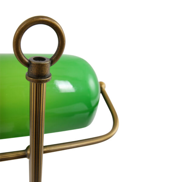 Steinhauer Ancilla bankierslamp - notarislamp - klassiek - 57 cm hoog - met trekkoord - brons - Image 4