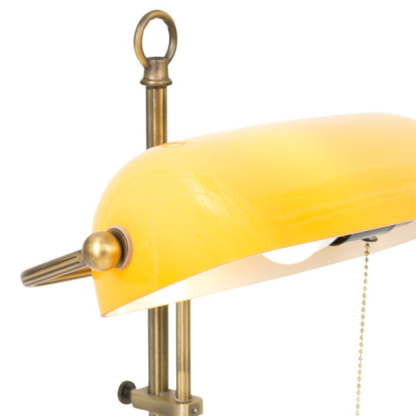 Steinhauer Ancilla notarislamp - 57 cm hoog - in hoogte verstelbaar - kantelbaar - E27 - brons - Image 5