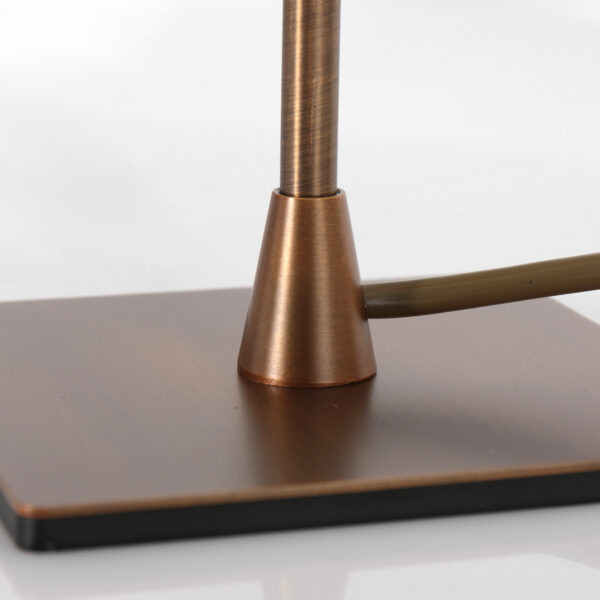 Klassieke bronzen metalen tafellamp Steinhauer Ancilla - Image 3