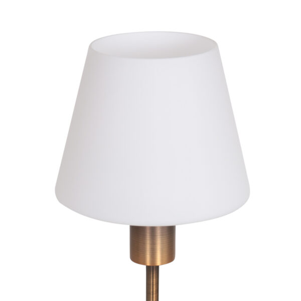 Klassieke bronzen metalen tafellamp Steinhauer Ancilla - Image 4