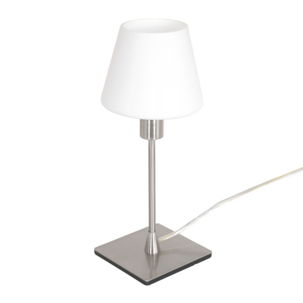 Vierkante moderne tafellamp staal Steinhauer Ancilla - Image 9