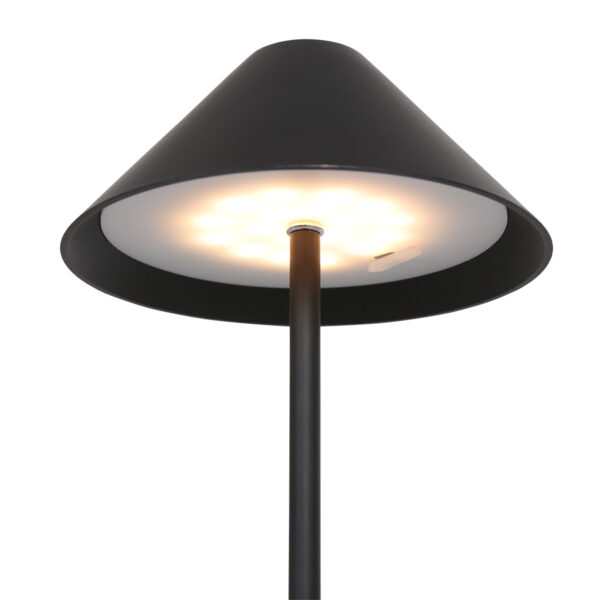 Steinhauer Ancilla tafellamp - voor buiten - dimbaar - 30 cm hoog- zwart - Image 9