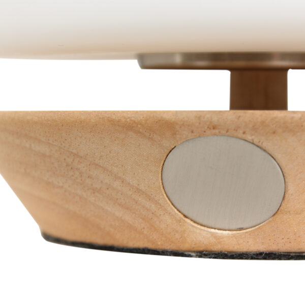 Steinhauer Ancilla tafellamp - 16,5 cm hoog - ingebouwd LED - touchdimmer - hout - Image 2