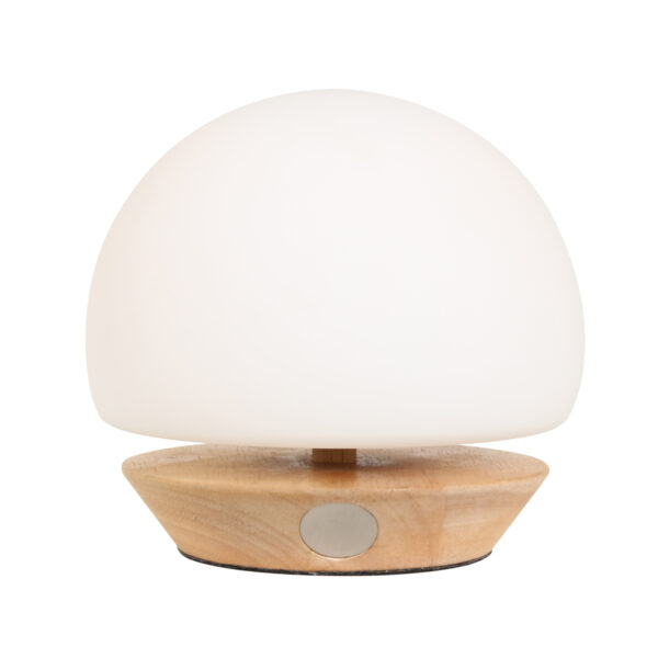 Steinhauer Ancilla tafellamp - 16,5 cm hoog - ingebouwd LED - touchdimmer - hout - Image 3