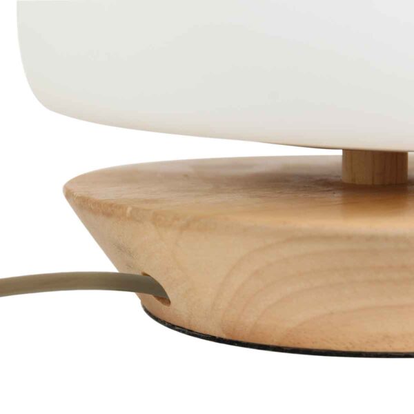 Steinhauer Ancilla tafellamp - 16,5 cm hoog - ingebouwd LED - touchdimmer - hout - Image 4