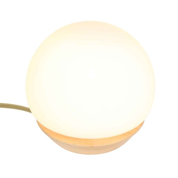 Steinhauer Ancilla tafellamp - 16,5 cm hoog - ingebouwd LED - touchdimmer - hout - Image 8