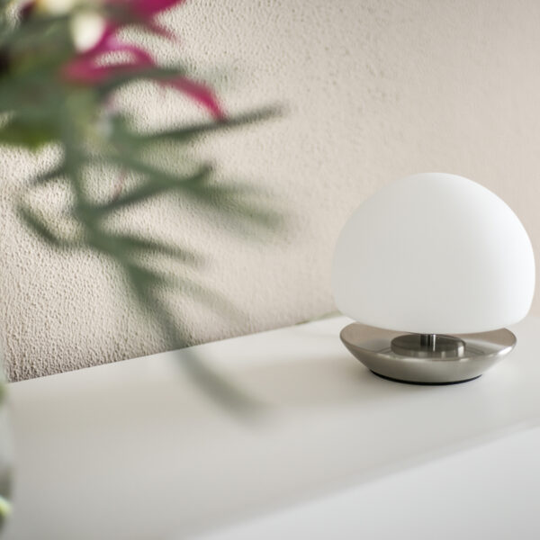 Steinhauer Ancilla tafellamp - 16,5 cm hoog - ingebouwd LED - touchdimmer - staal - Image 2