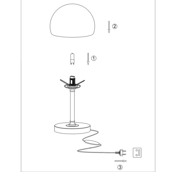 Steinhauer Ancilla tafellamp - 30 cm hoog - 4 standen dimbaar - touchdimmer - chroom - Image 8