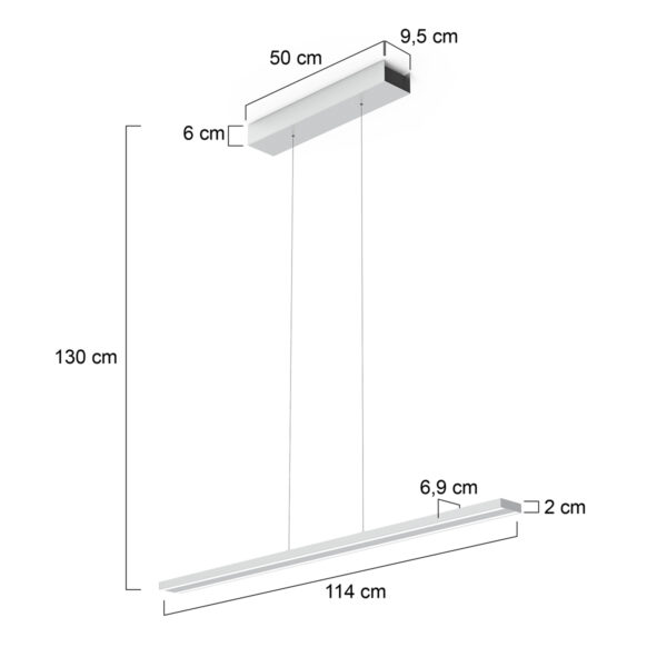 Steinhauer Bande hanglamp – Ingebouwd (LED) – staal - Image 7