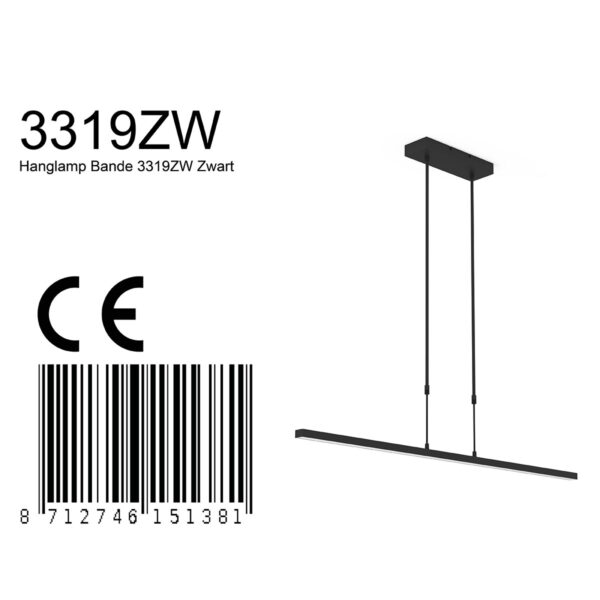 Steinhauer Bande hanglamp – Ingebouwd (LED) – wit - Image 6