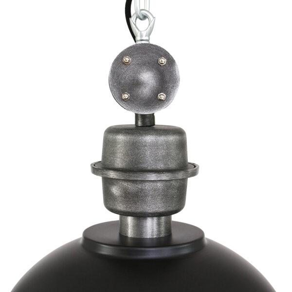Steinhauer Bikkel hanglamp - ø32 cm - in hoogte verstelbaar - E27 - zwart met staal - Image 3