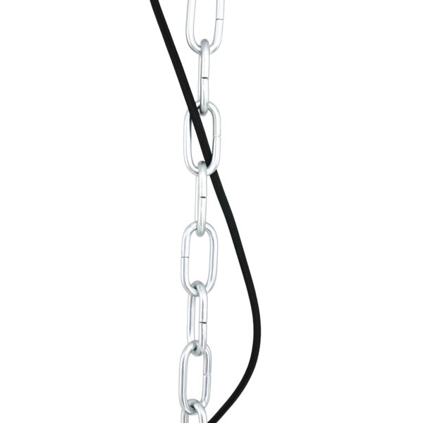 Steinhauer Bikkel hanglamp - ø32 cm - in hoogte verstelbaar - E27 - zwart met staal - Image 4