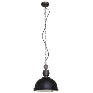 Steinhauer Bikkel hanglamp – ø 32 cm – E27 (grote fitting) – Zwart
