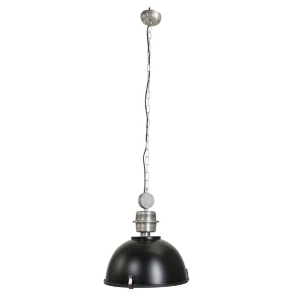 Steinhauer Bikkel hanglamp – ø 42 cm – E27 (grote fitting) – Zwart